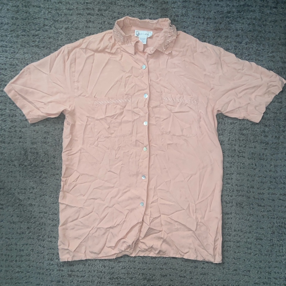 Men’s Silk Button-up